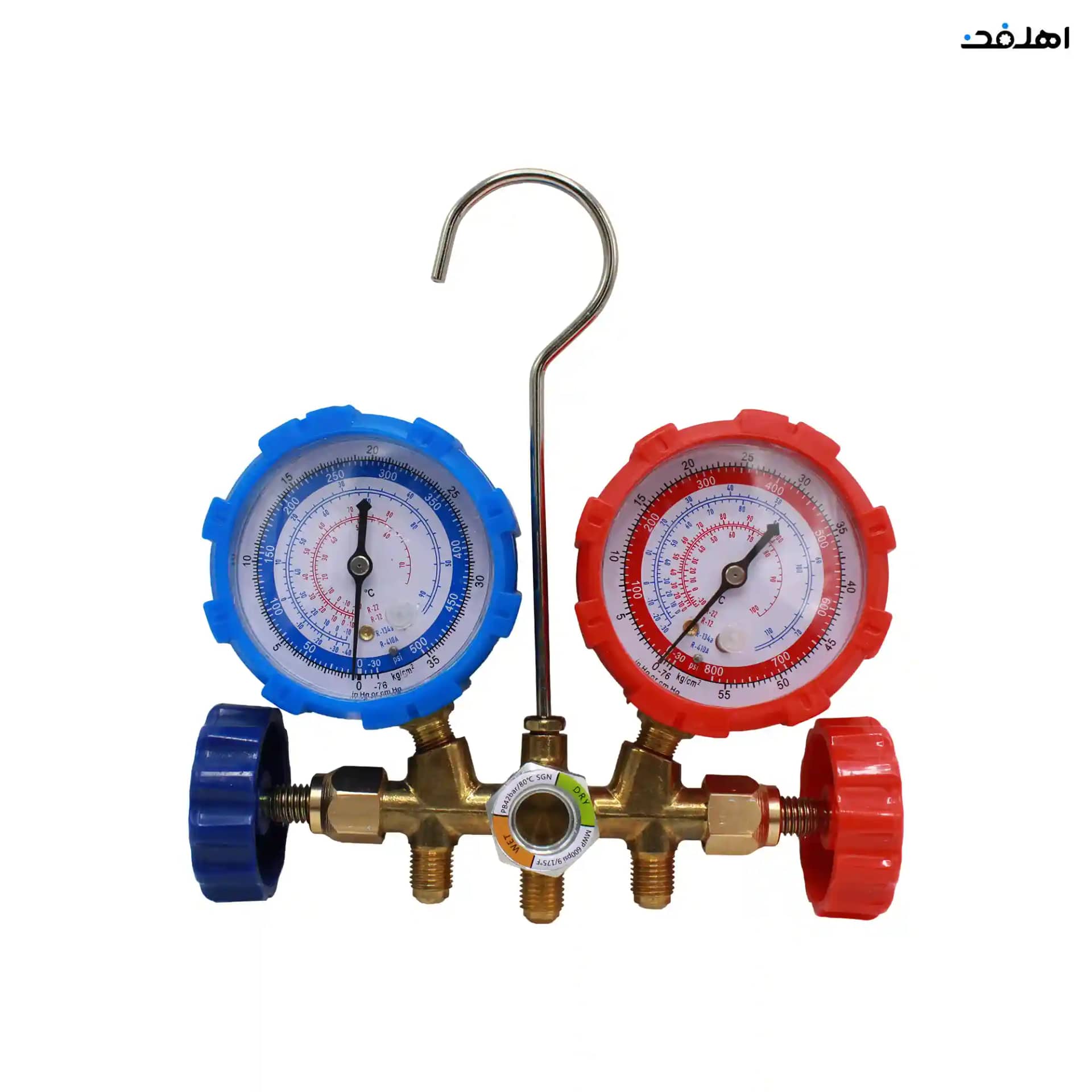 گیج دوقلو شیلنگ دار مدل 800PSI