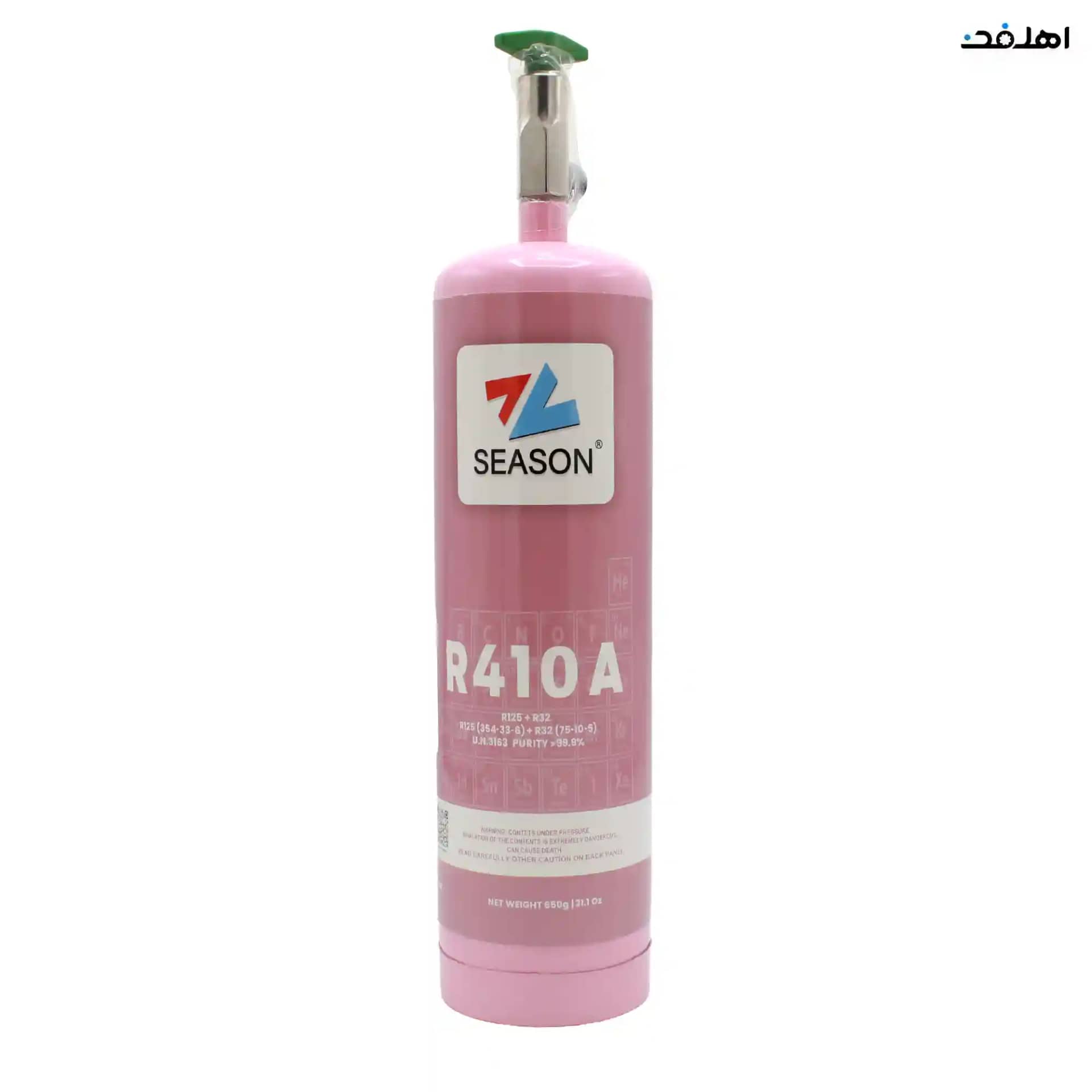 گاز مبرد R410 برند سیزن SEASON وزن 650 گرم