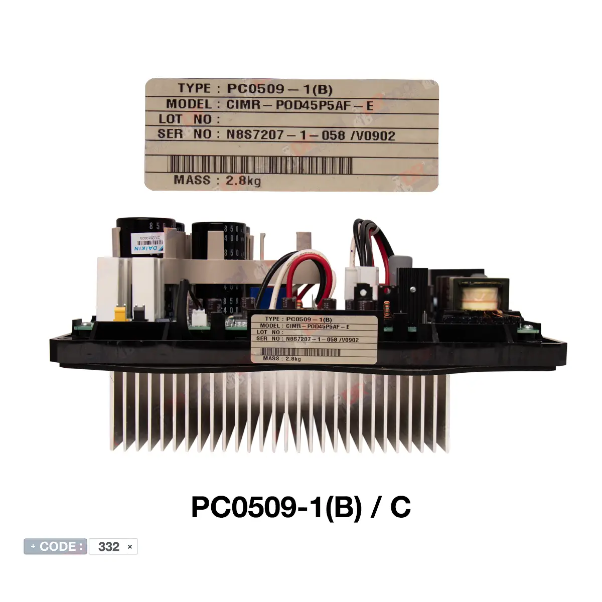 برد اینورتر دایکین VRV کد PC0509-1